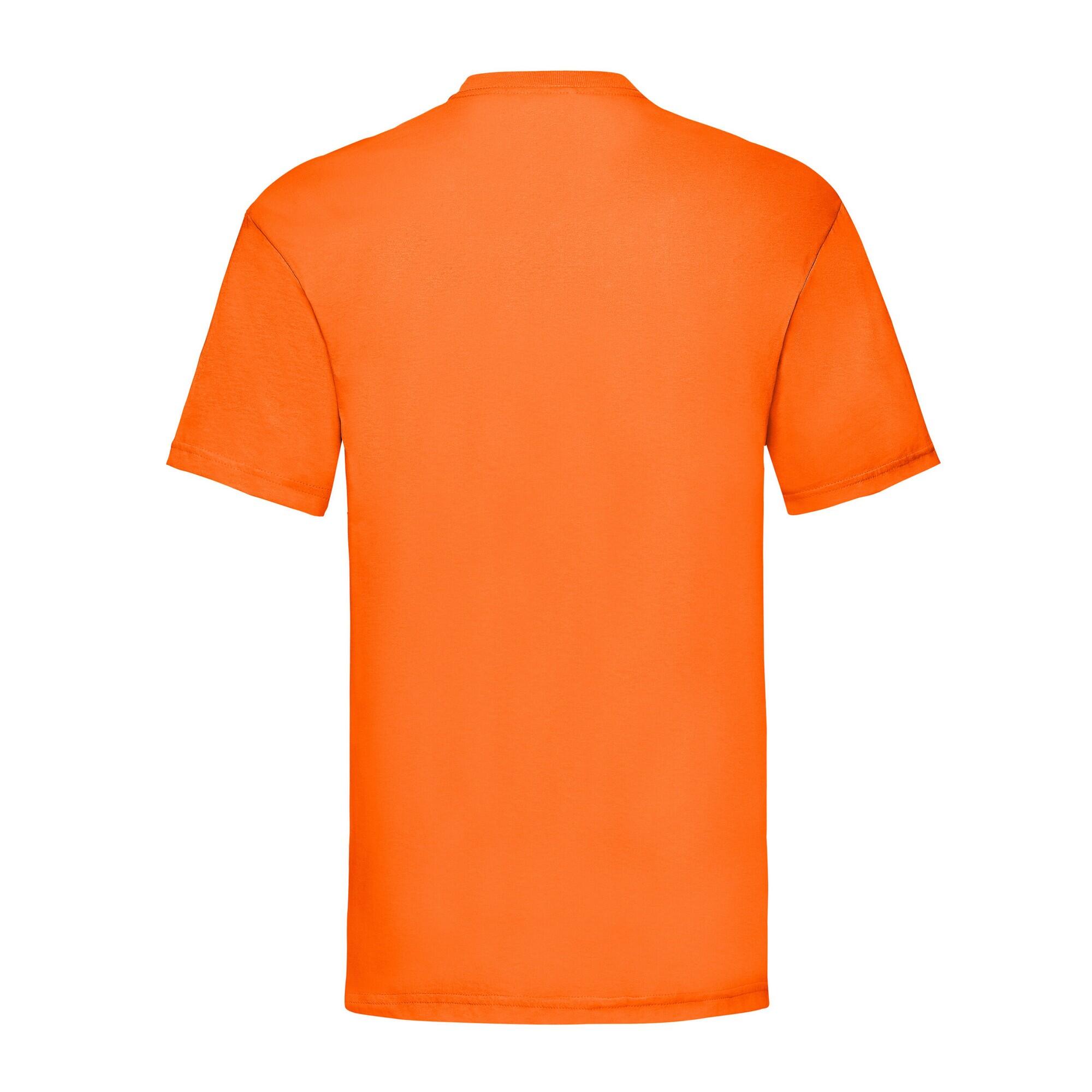 Maglietta Uomo Fruit Of The Loom Valueweight Arancio 2/2