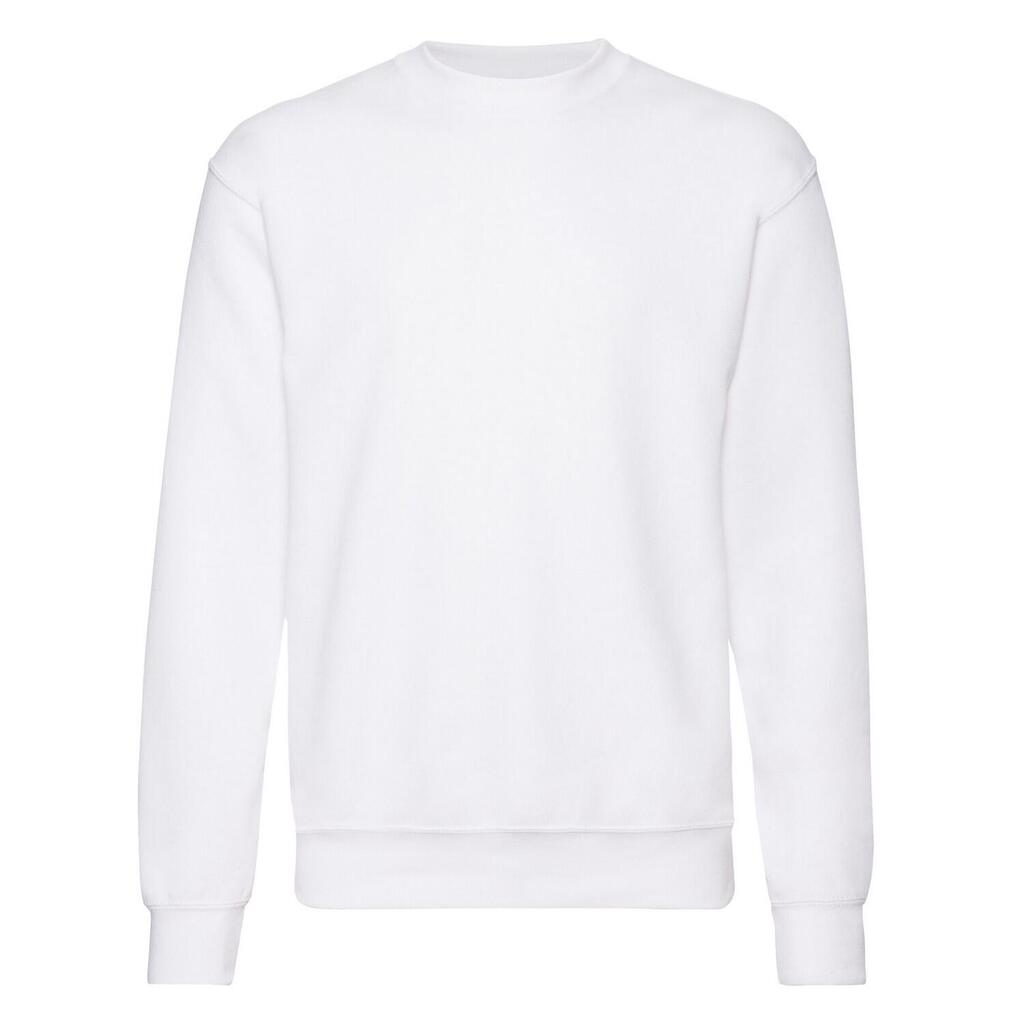 Mens Classic Setin Sweatshirt (White)