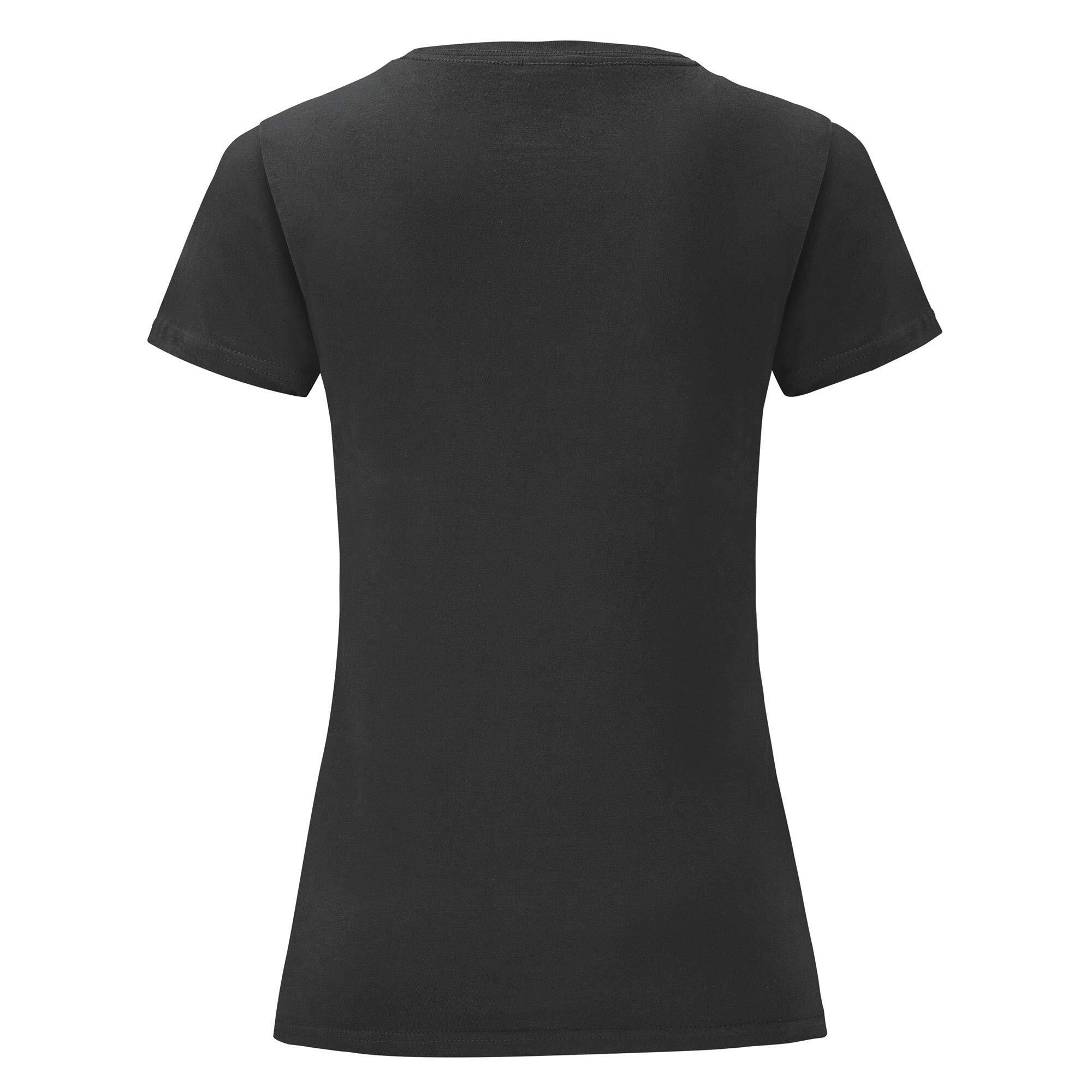 Tshirt Motif/style Logo Femme (Noir) 2/2