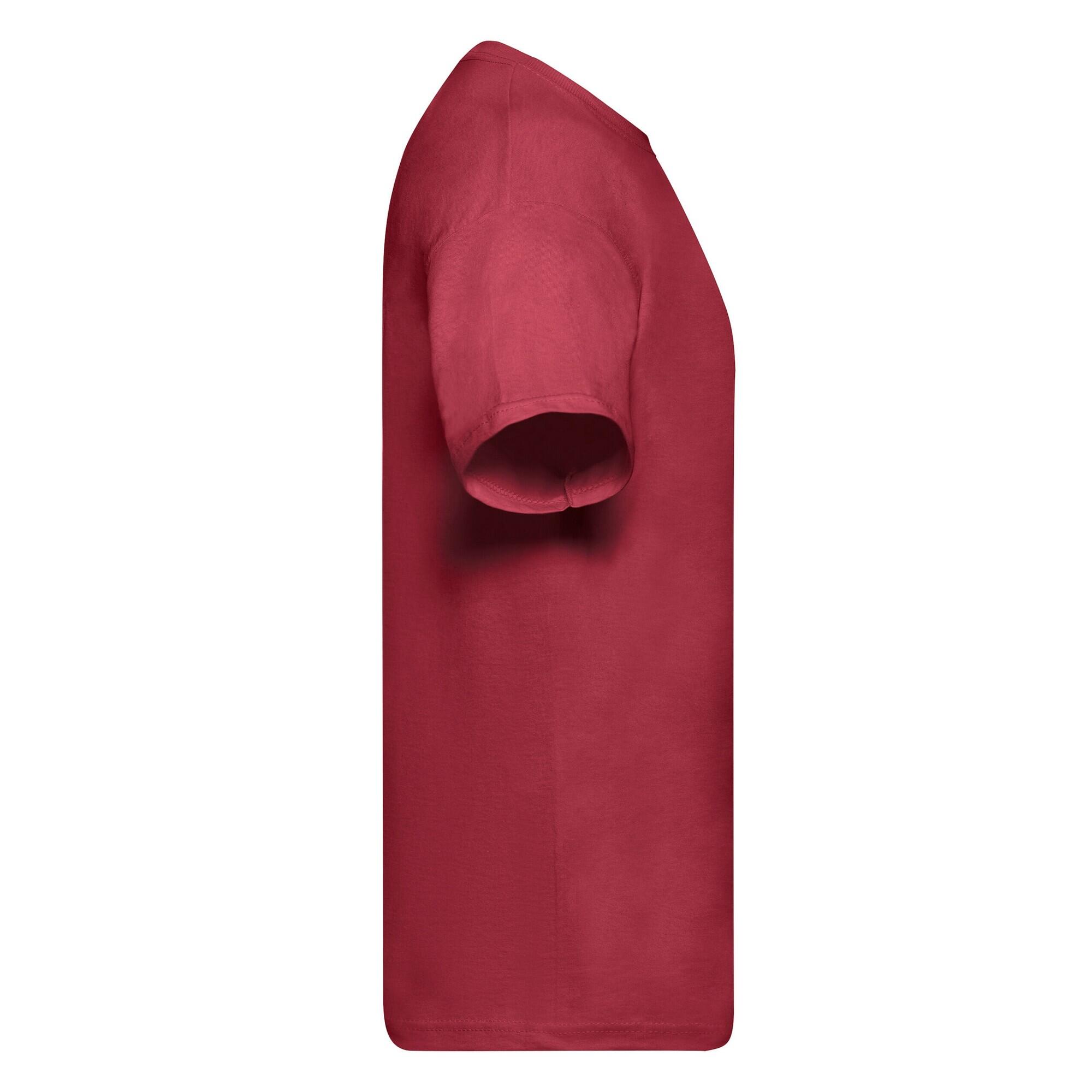 T-Shirt original para homem (Vermelho Tijolo) 3/3