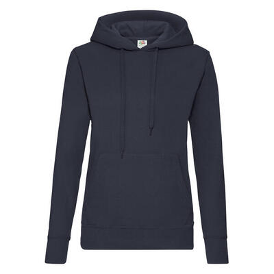 Dames klassieke hoodie (zwart)