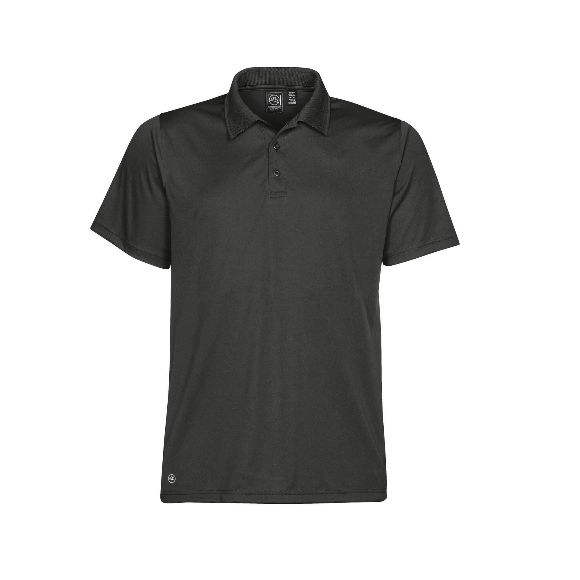 Camisola pólo h2xdry para homem carbono