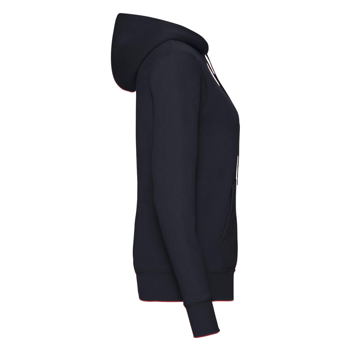 Felpa Con Cappuccio Donna Fruit Of The Loom Classic Blu Scuro 3/3