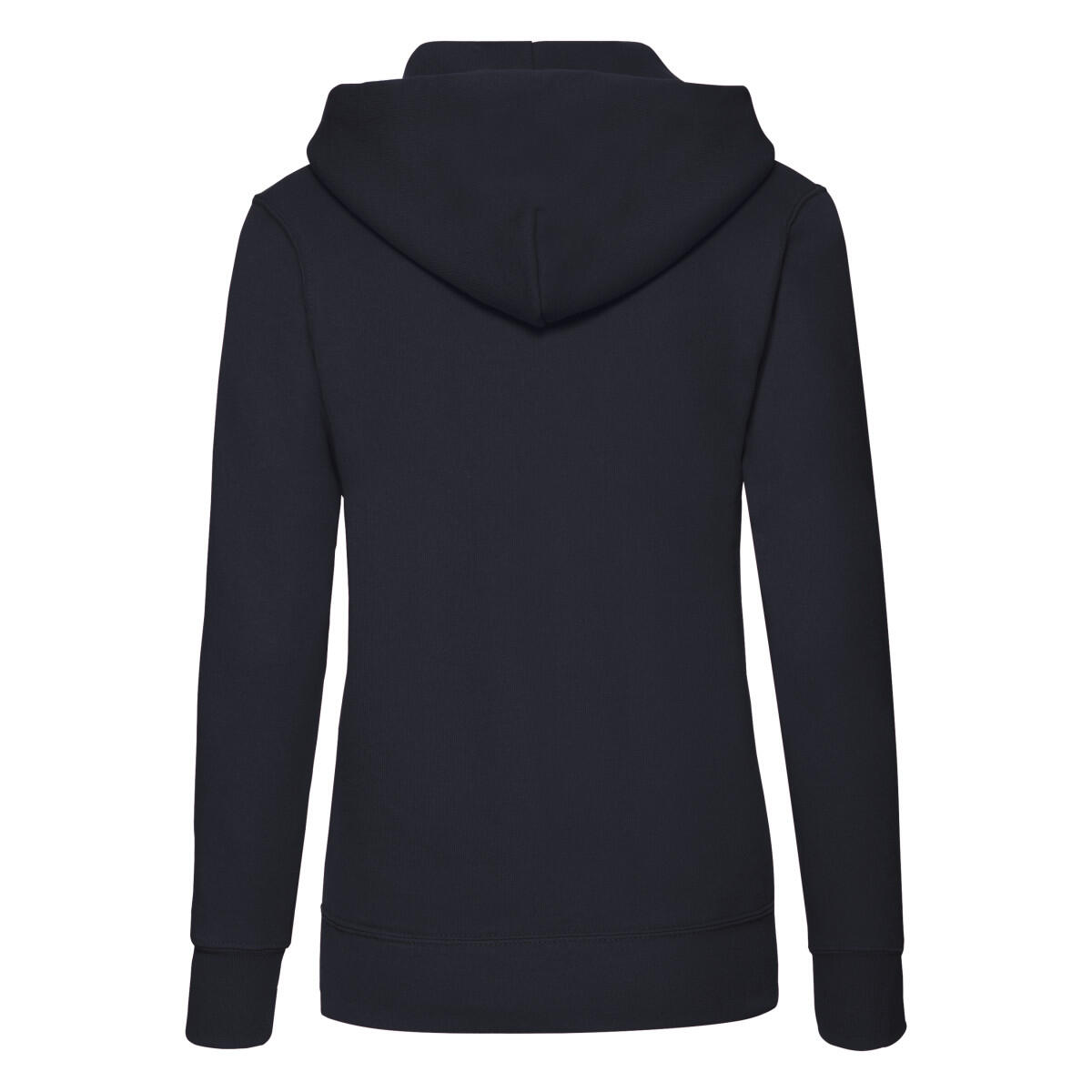 Felpa Con Cappuccio Donna Fruit Of The Loom Classic Blu Scuro 2/3
