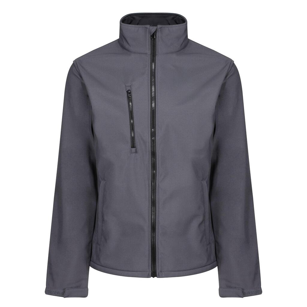 Mens Ablaze Softshell 3 Layer Soft Shell Jacket (Seal Grey/Black)