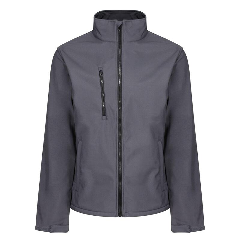 Heren Ablaze Softshell 3 Layer Soft Shell Jas (Afdichting Grijs/Zwart)