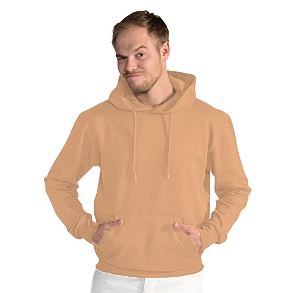 Męska Gładka Bluza Sportowa Przez Głowę Kaptur