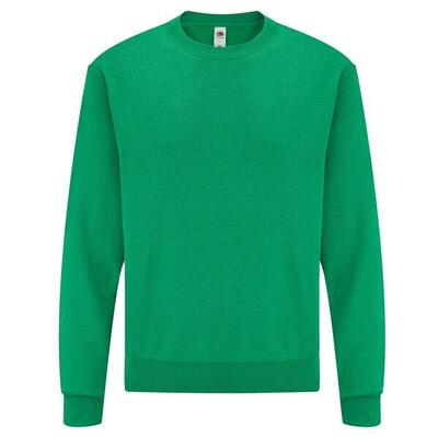 Felpa A Giro Adulto Unisex Fruit Of The Loom Classic Rosso