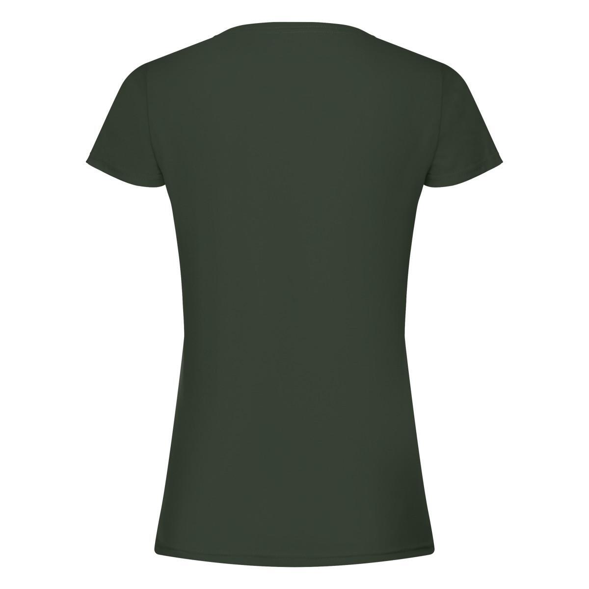 Camiseta para Mujer Verde Botella 2/3