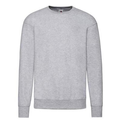 Heren lichtgewicht setin sweatshirt (wit)