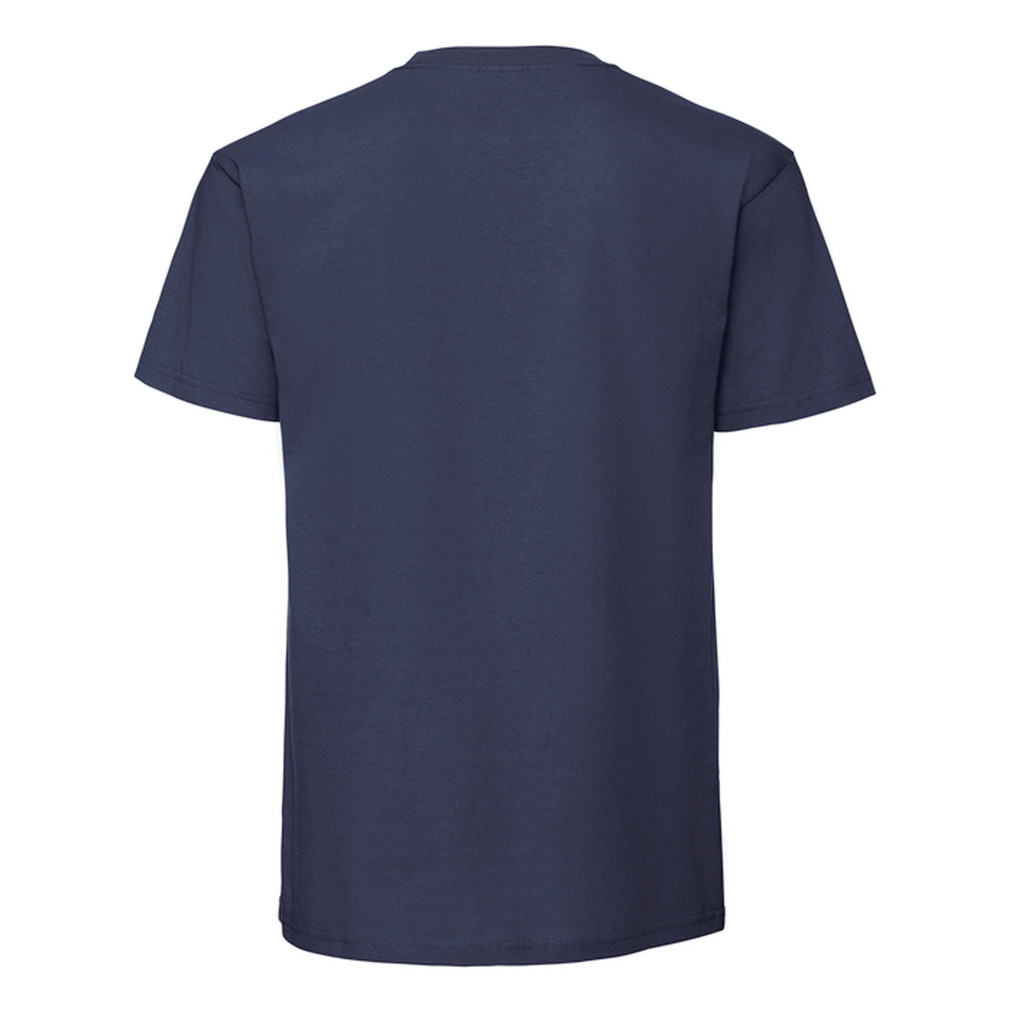 Camiseta Iconic Premium de Algodón Ringspun para Hombre Marino Intenso 2/3