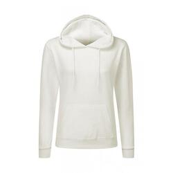 Sweat À Capuche Femme (Blanc Neige)
