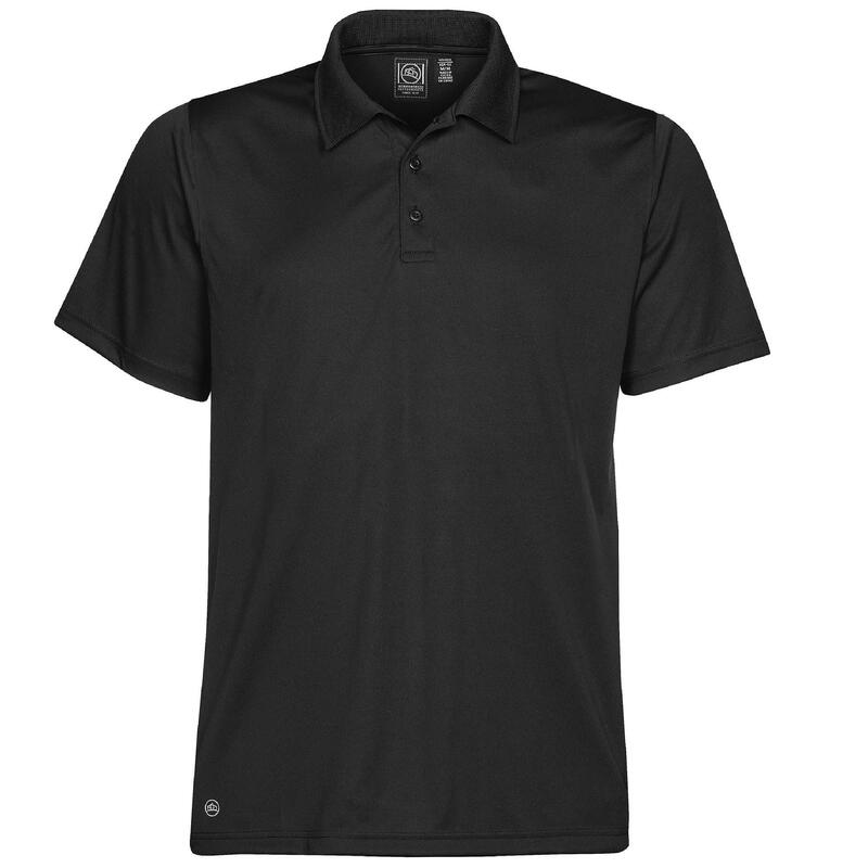 Herenverduistering H2XDry Pique Polo (Zwart)