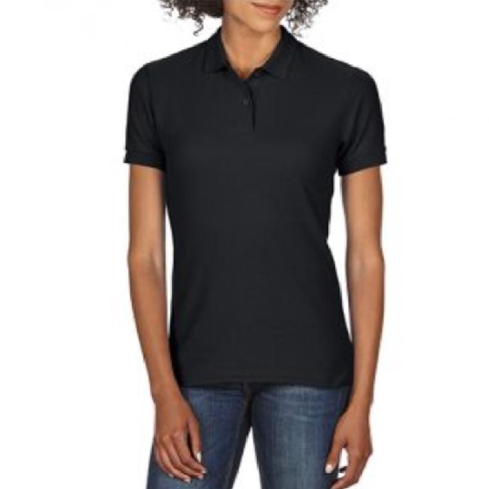 Mulheres/Ladias Eclipse H2XDry Pique Polo (Preto) 4/4