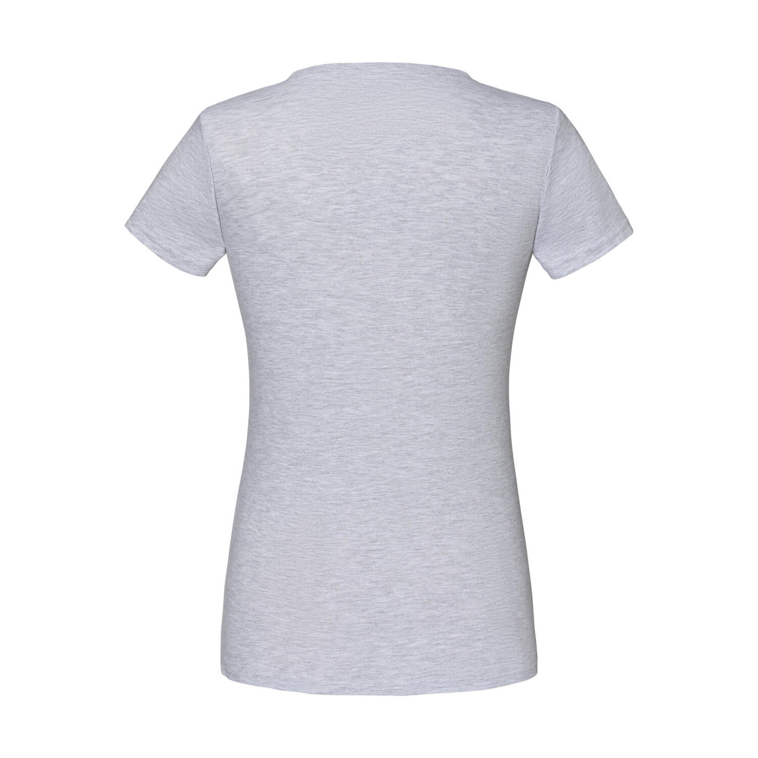 Dames Iconisch V Hals Tshirt (Heide Grijs) 2/2