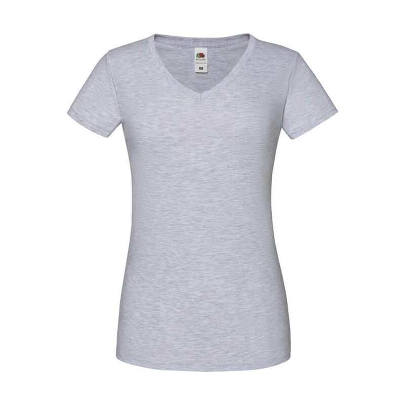 Tricou Pilates Fruit Of The Loom Iconic V Neck Femei