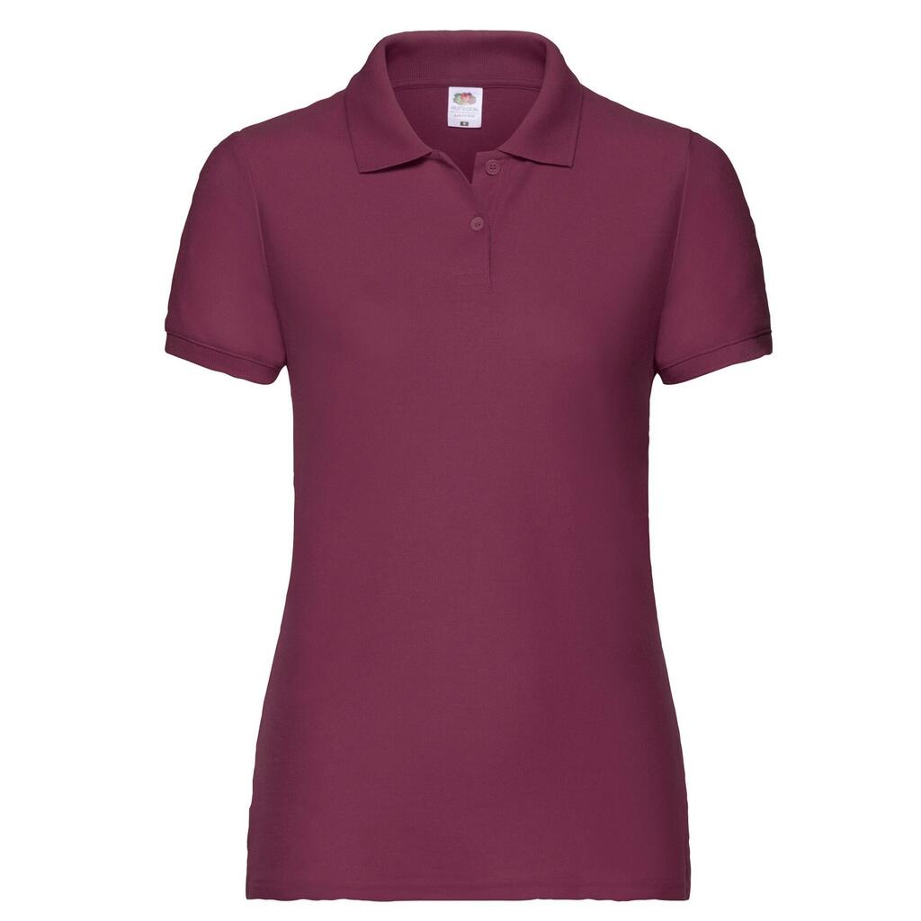 Womens/Ladies 65/35 Polo Shirt (Burgundy)