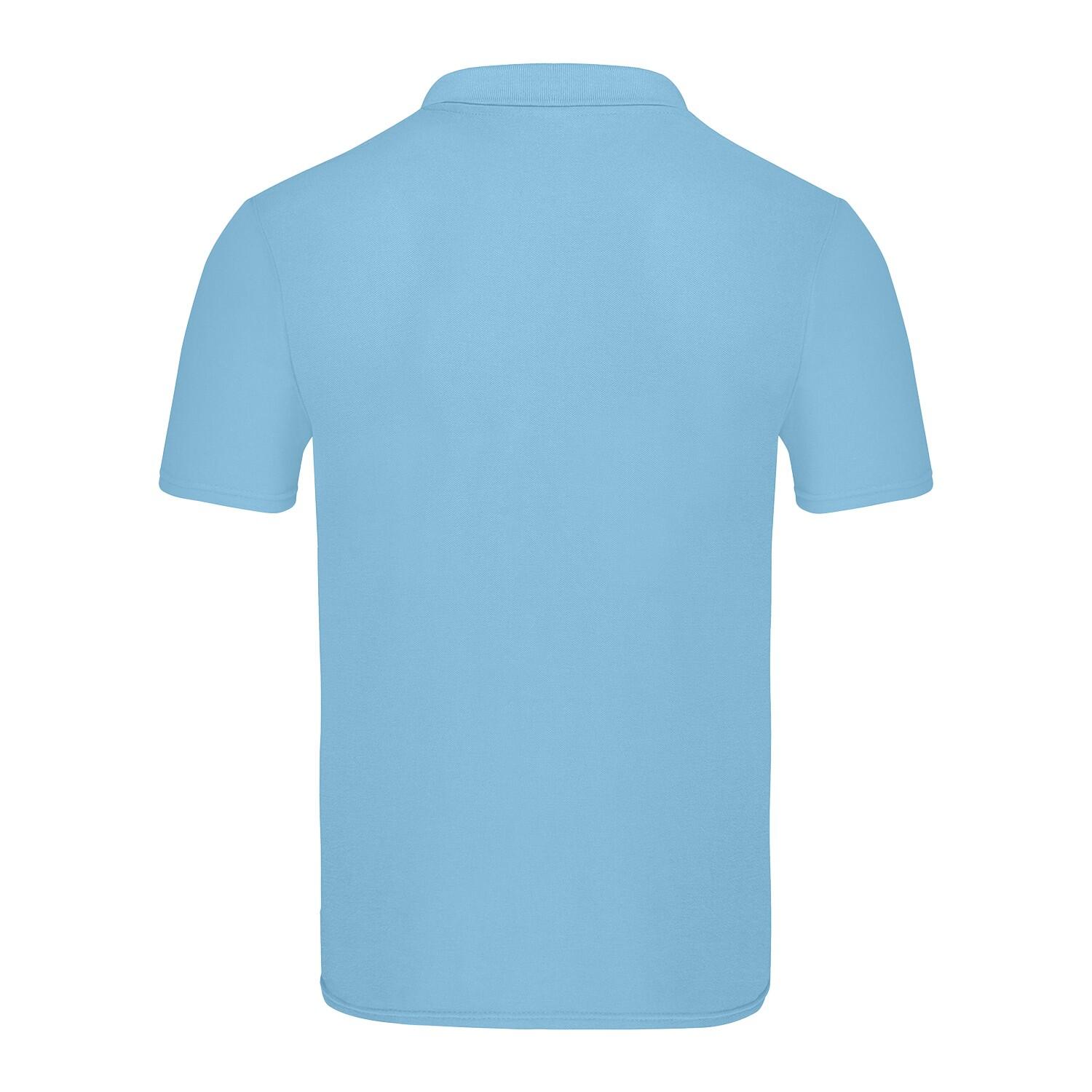 Heren Origineel Polo Shirt (Hemelsblauw) 2/4