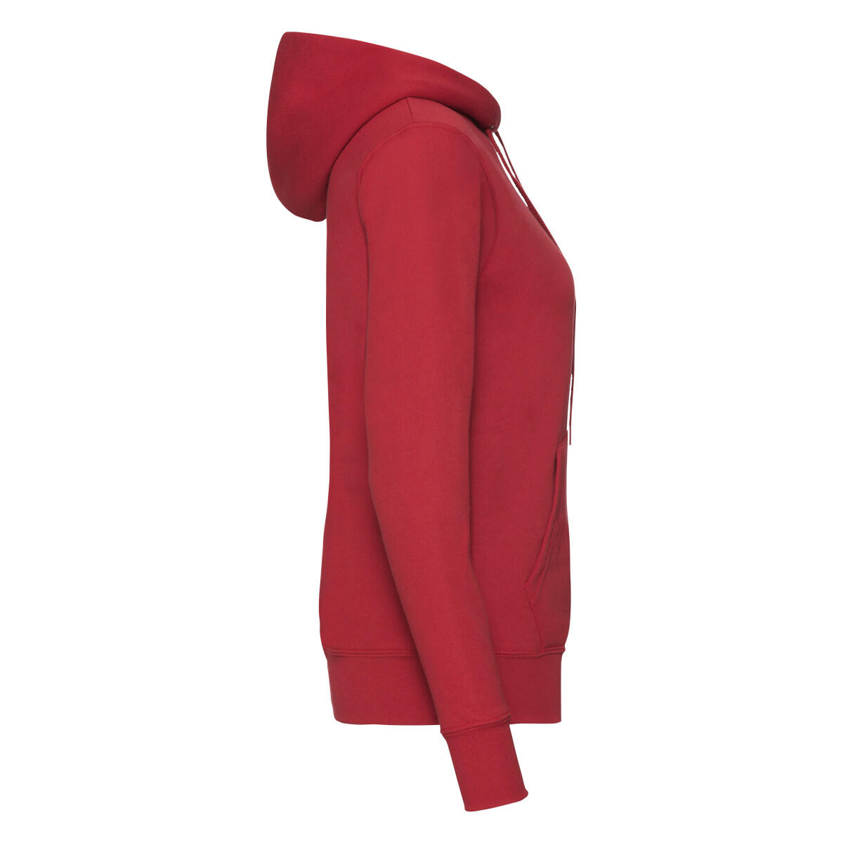 Felpa Con Cappuccio Donna Fruit Of The Loom Classic Rosso 3/3