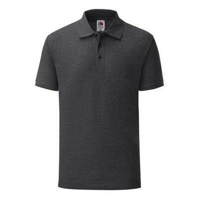 Heren getailleerd polo shirt (groene heide)