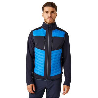 Heren evolve hybride thermo gilet (sterk blauw/navy)