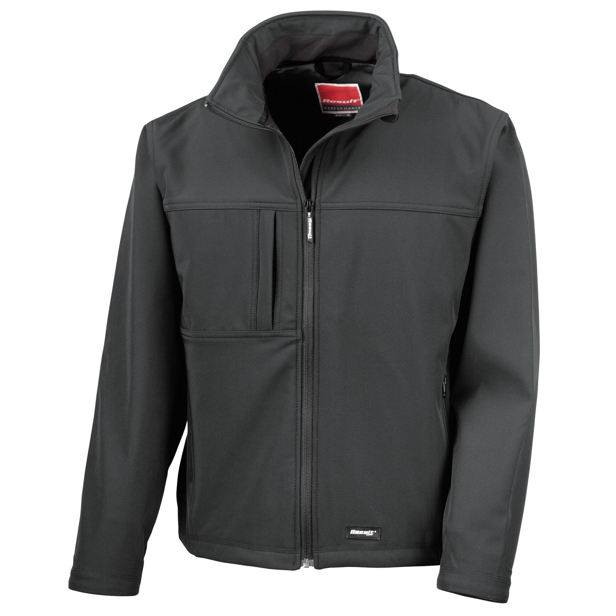Veste Softshell CLASSIC Homme (Noir) 2/3
