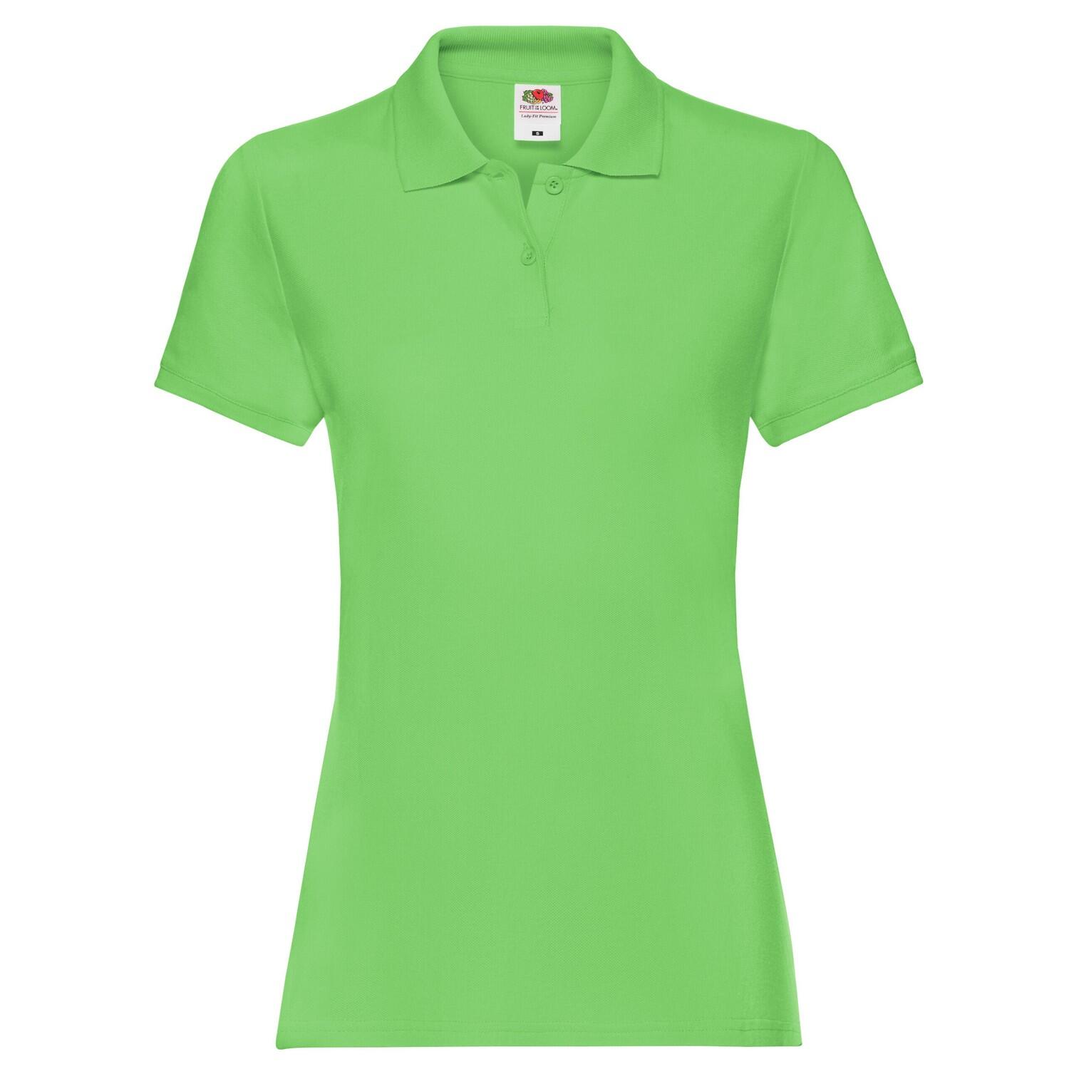 Fruit Of The Loom - Polo Premium Femme (vert Citron) - T-shirt Manches Courtes - Jaune|vert - 42 M/l - Decathlon
