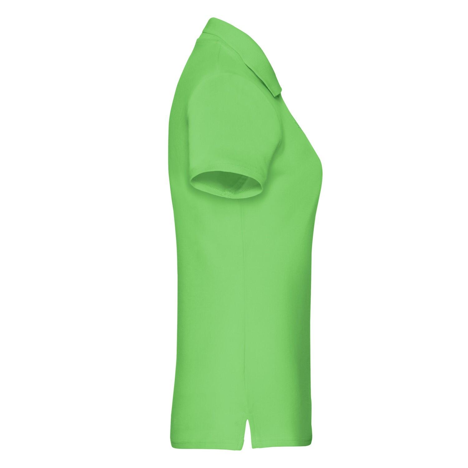 Polo Premium Lisos para Mujer Amarillo Lima 3/3