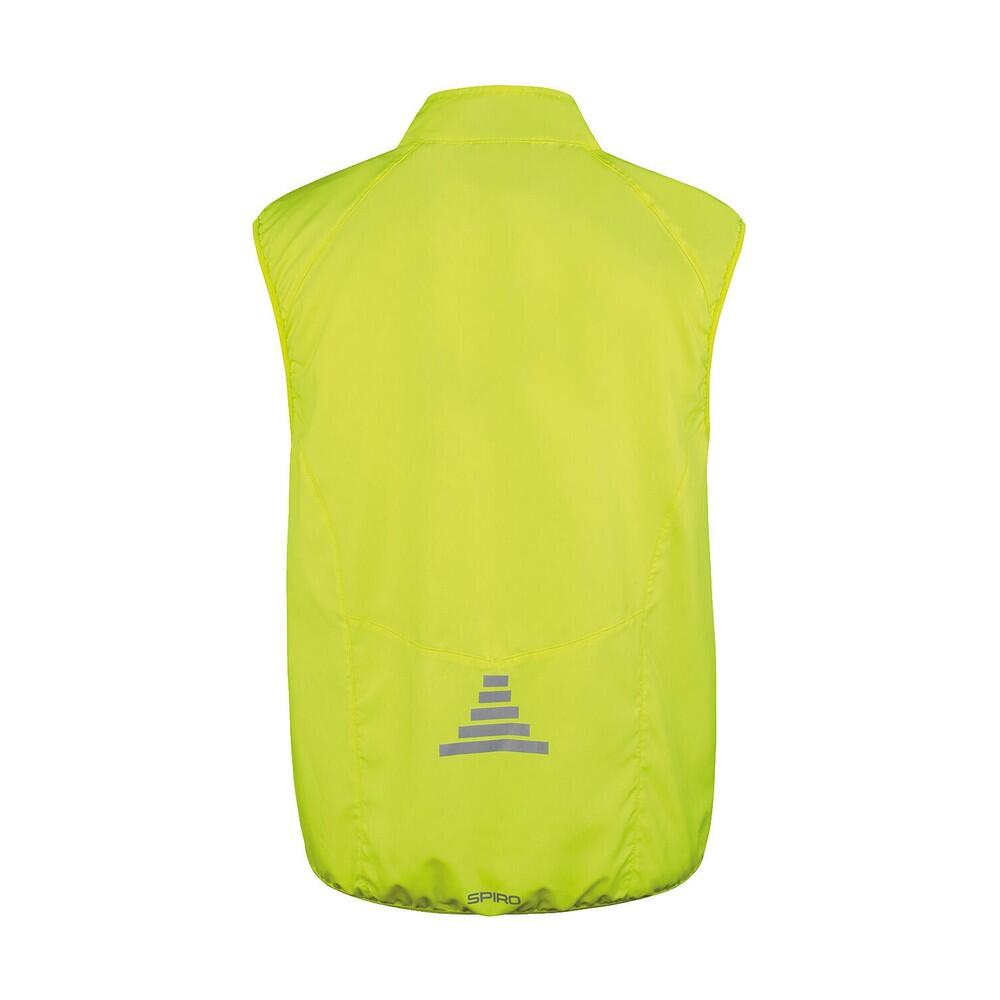 Veste Sans Manches BIKEWEAR CROSSLITE Adulte (Vert Néon) 2/3