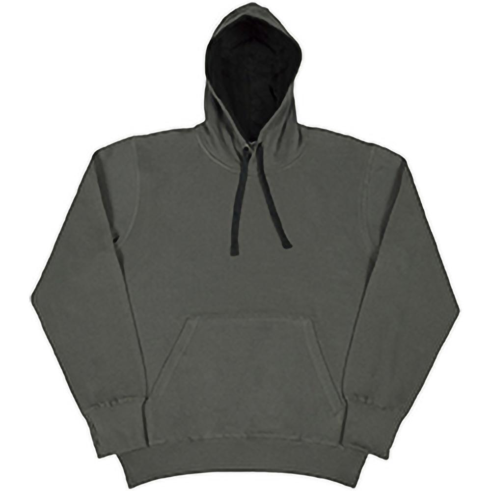 Camisola com capuz / Capuz Contraste Homem (Cinza/Preto) 3/3