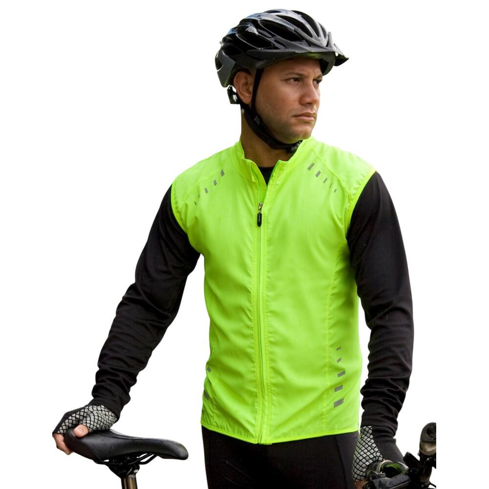 Unisex Adult Bikewear Crosslite Gilet (Neon Lime)