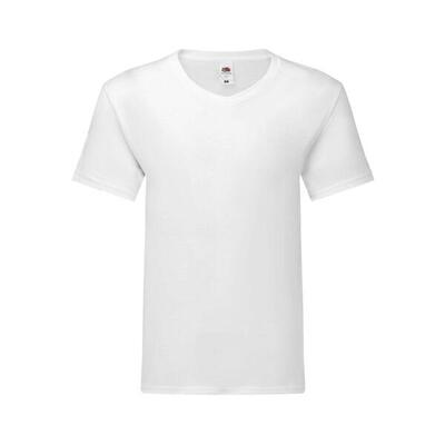Heren iconic 150 v hals tshirt (zwart)