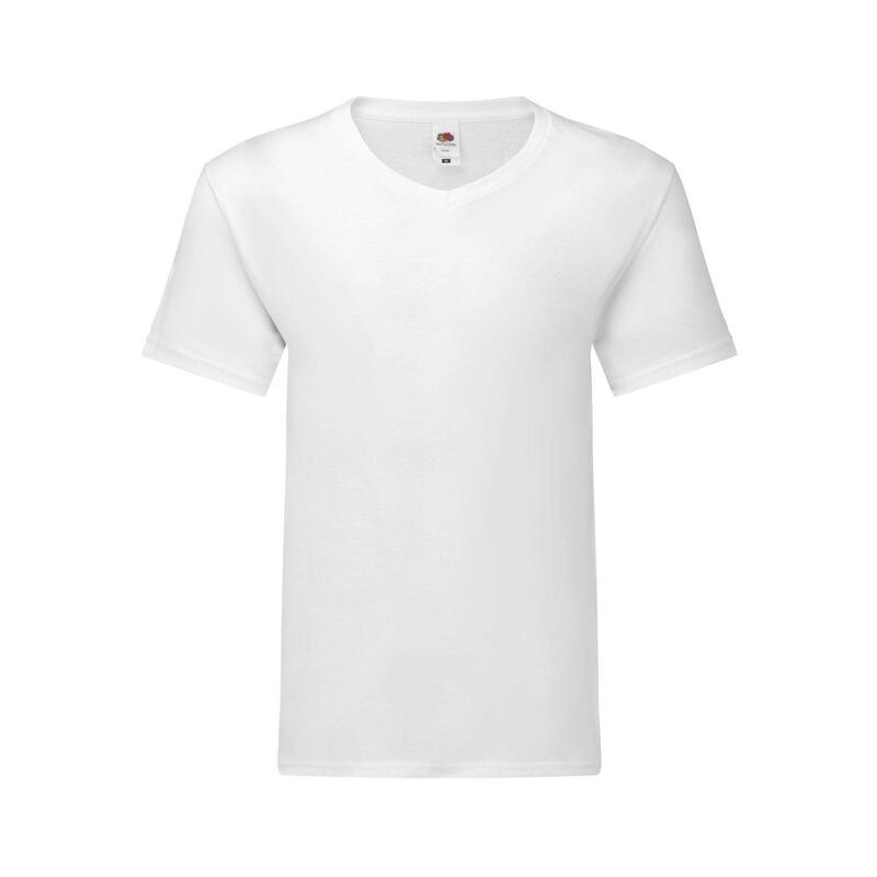 Tricou Drumeții În Natură Fruit Of The Loom Iconic 150 V Neck Bărbați