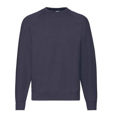 Heren klassiek raglan sweatshirt (mineraalblauw)