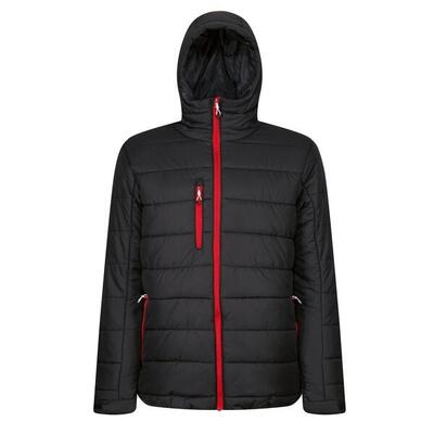 Heren navigate thermische hooded jacket (marine / frans blauw)