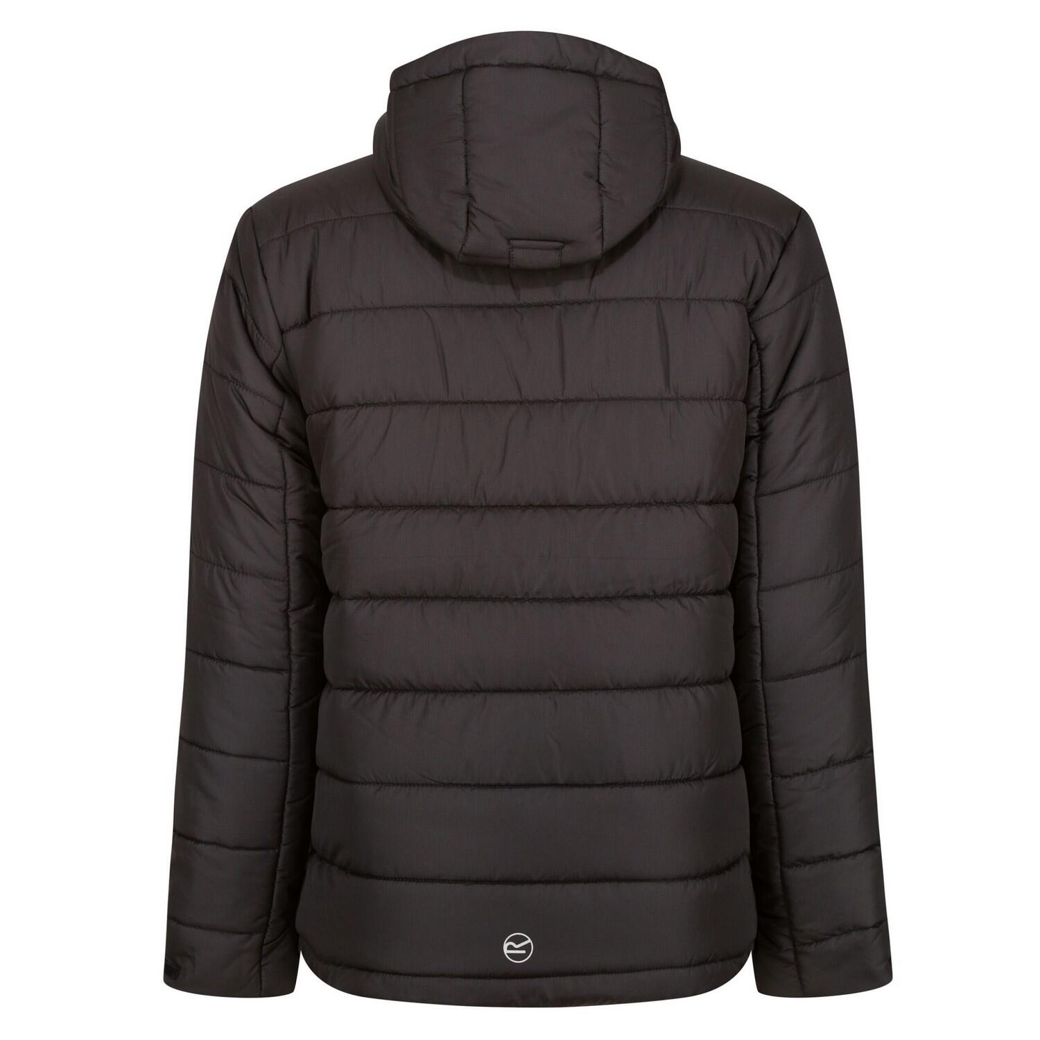 "Navigate" Jacke mit Kapuze für Herren Schwarz/Rot 2/3