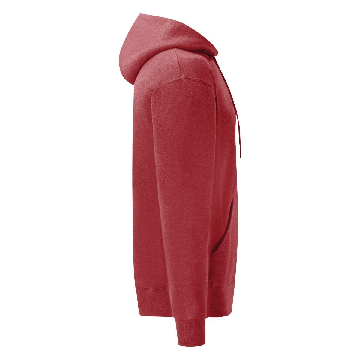 Felpa Con Cappuccio Uomo Fruit Of The Loom Classic Erica Rossa 3/3