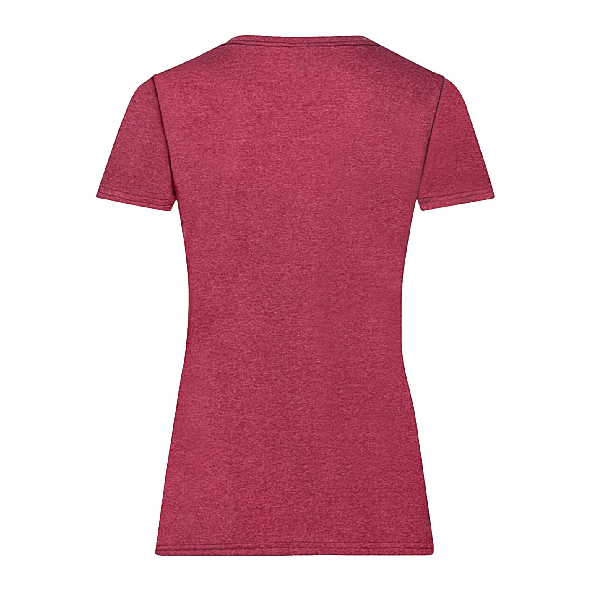 Tshirt VALUEWEIGHT Femme (Rouge Chiné) 2/3