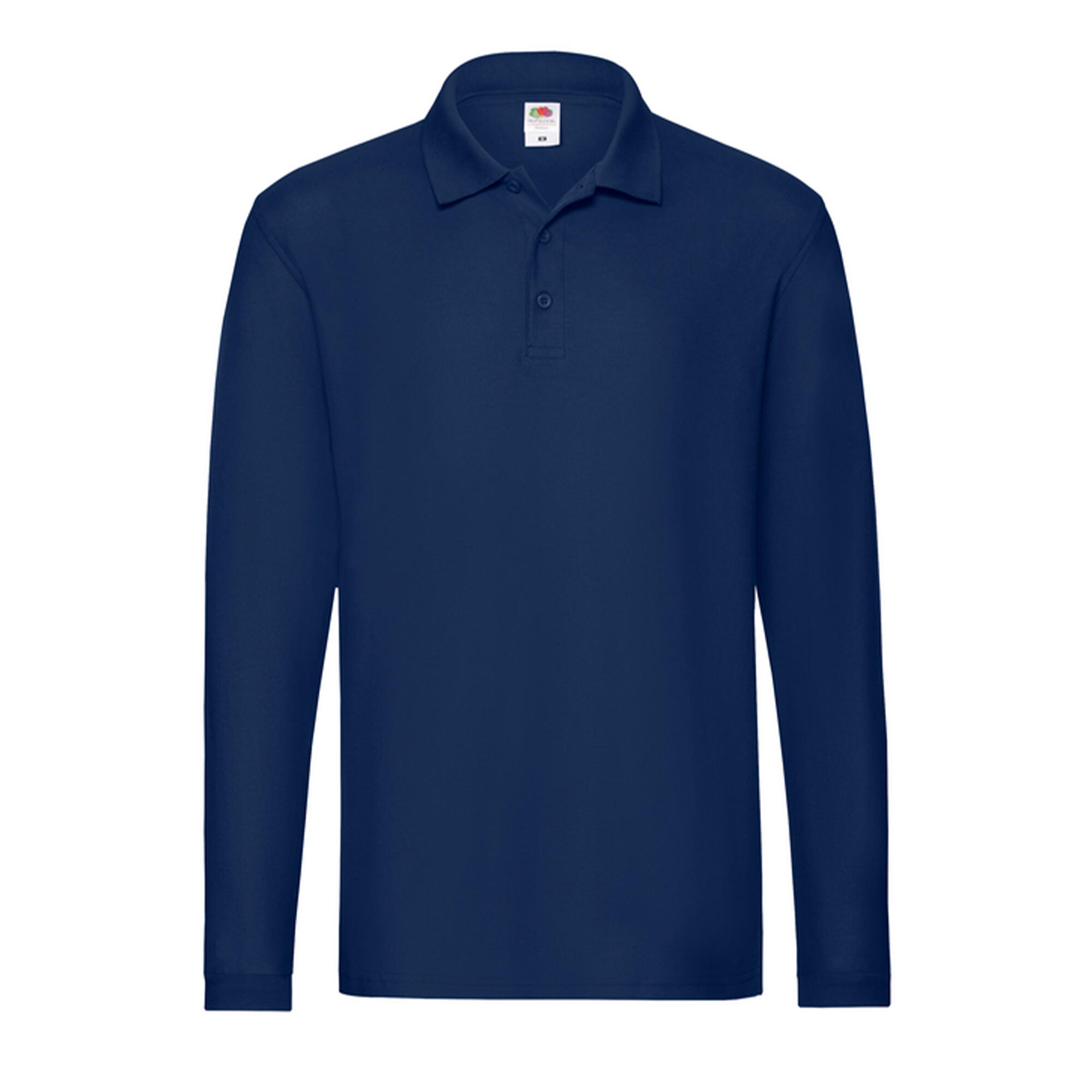 Fruit Of The Loom - Polo Premium Homme (bleu Marine) - T-shirt Manches Longues - Bleu - 40 M - Decathlon