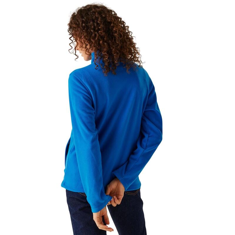 Dames Micro Full Zip Fleecejack (Oxford Blauw)