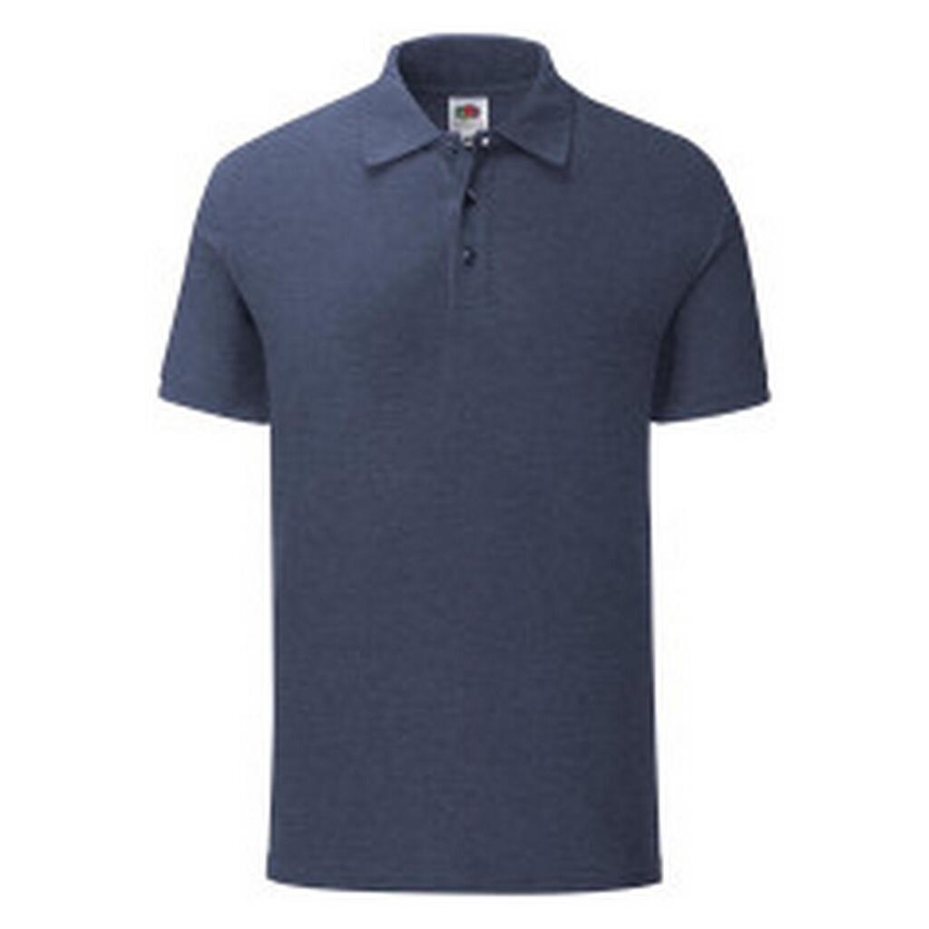 Mens Iconic Polo Shirt (Heather Navy)