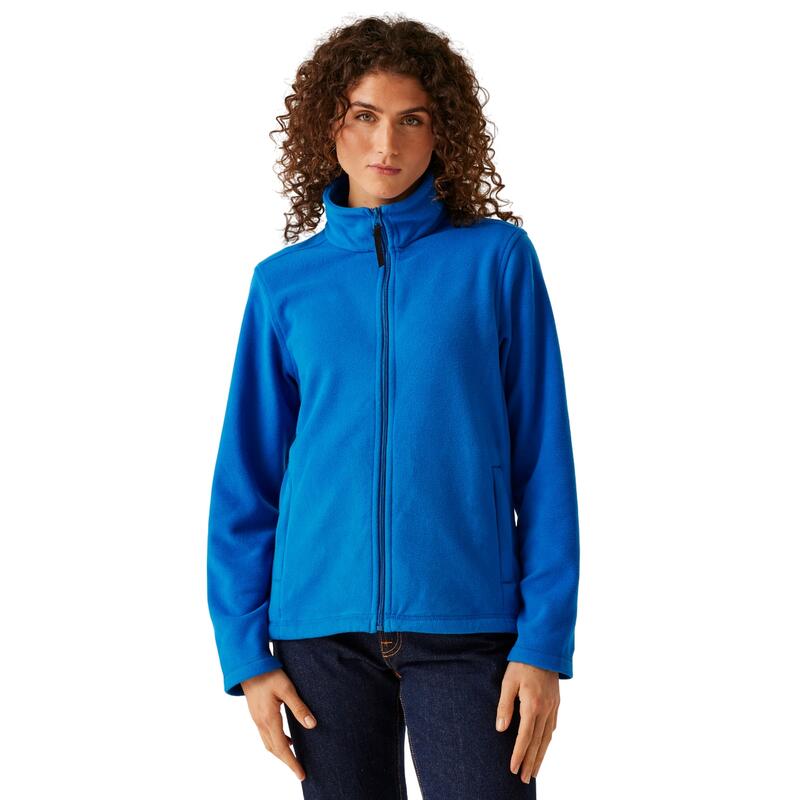 Dames Micro Full Zip Fleecejack (Oxford Blauw)