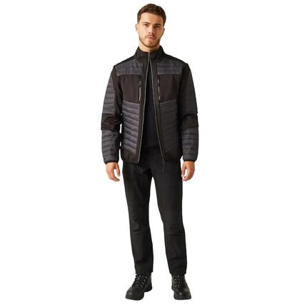 Veste EVOLVE HYBRID Homme (Cendre / Noir)
