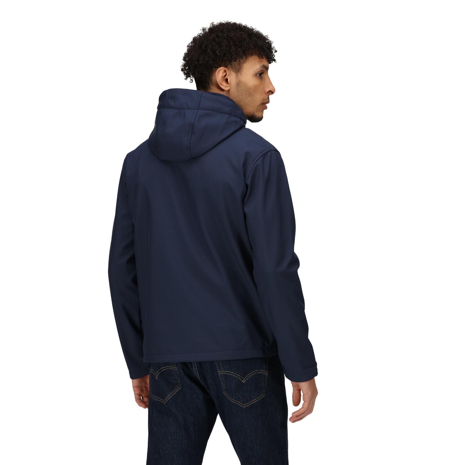Casaco Venturer de 3 camadas com capuz e revestimento macio para homem (Azul 2/4