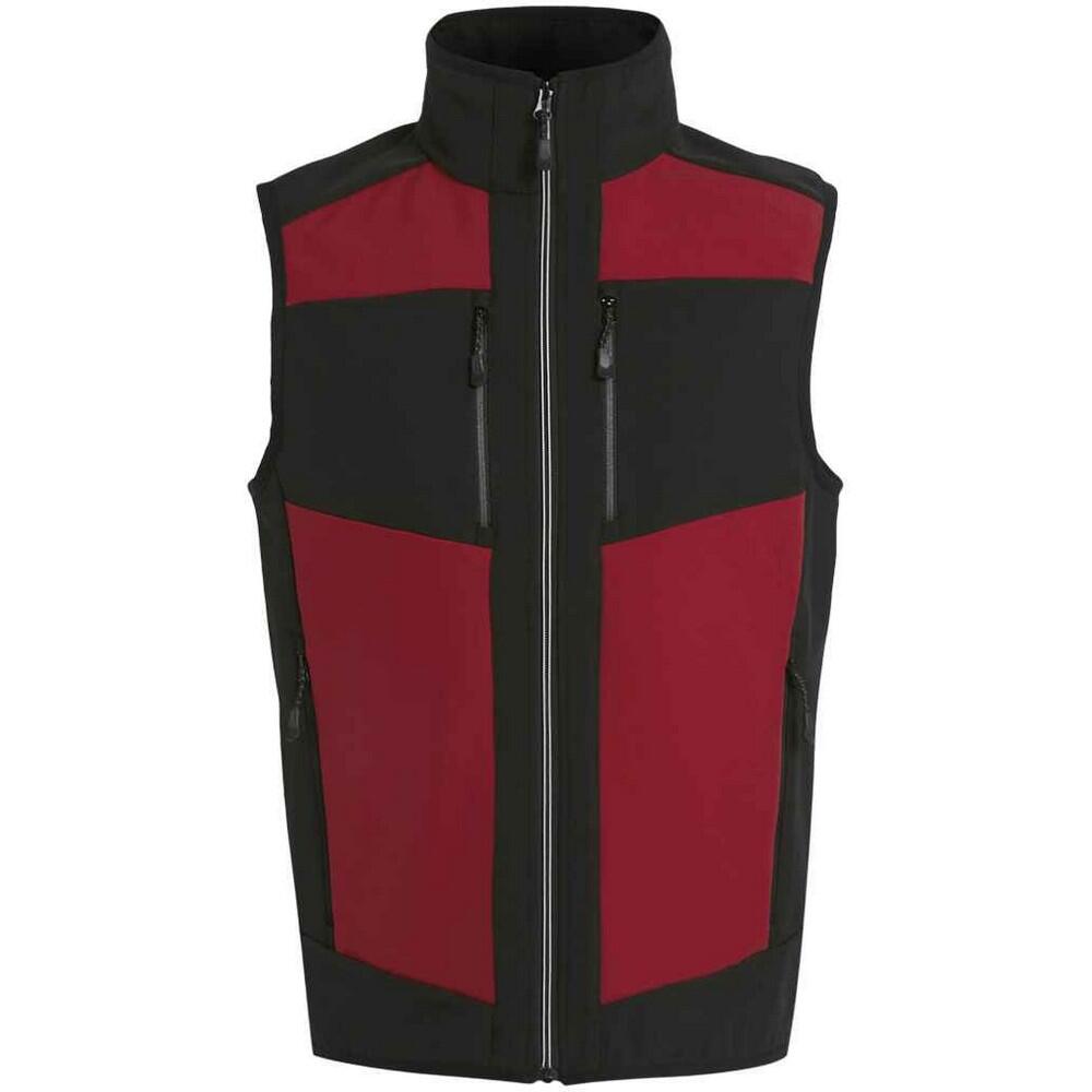 Colete EVolve Softshell para homem Vermelho Clássico / Preto
