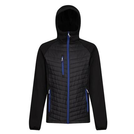 Heren Navigate Hybride Hooded Jacket (Marine / Frans Blauw)