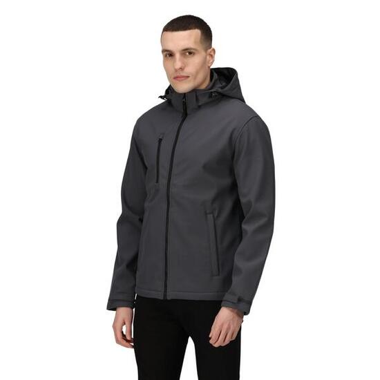Veste Softshell VENTURER Homme (Gris Phoque / Noir)