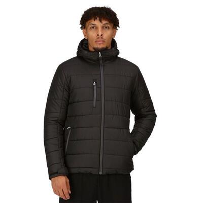 Heren navigate thermische hooded jacket (marine / frans blauw)