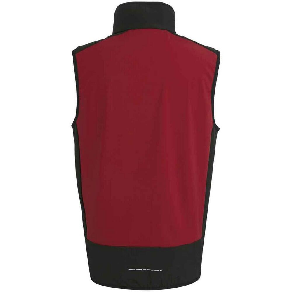 Heren EVolve Softshell Gilet (Klassiek rood/zwart) 2/3
