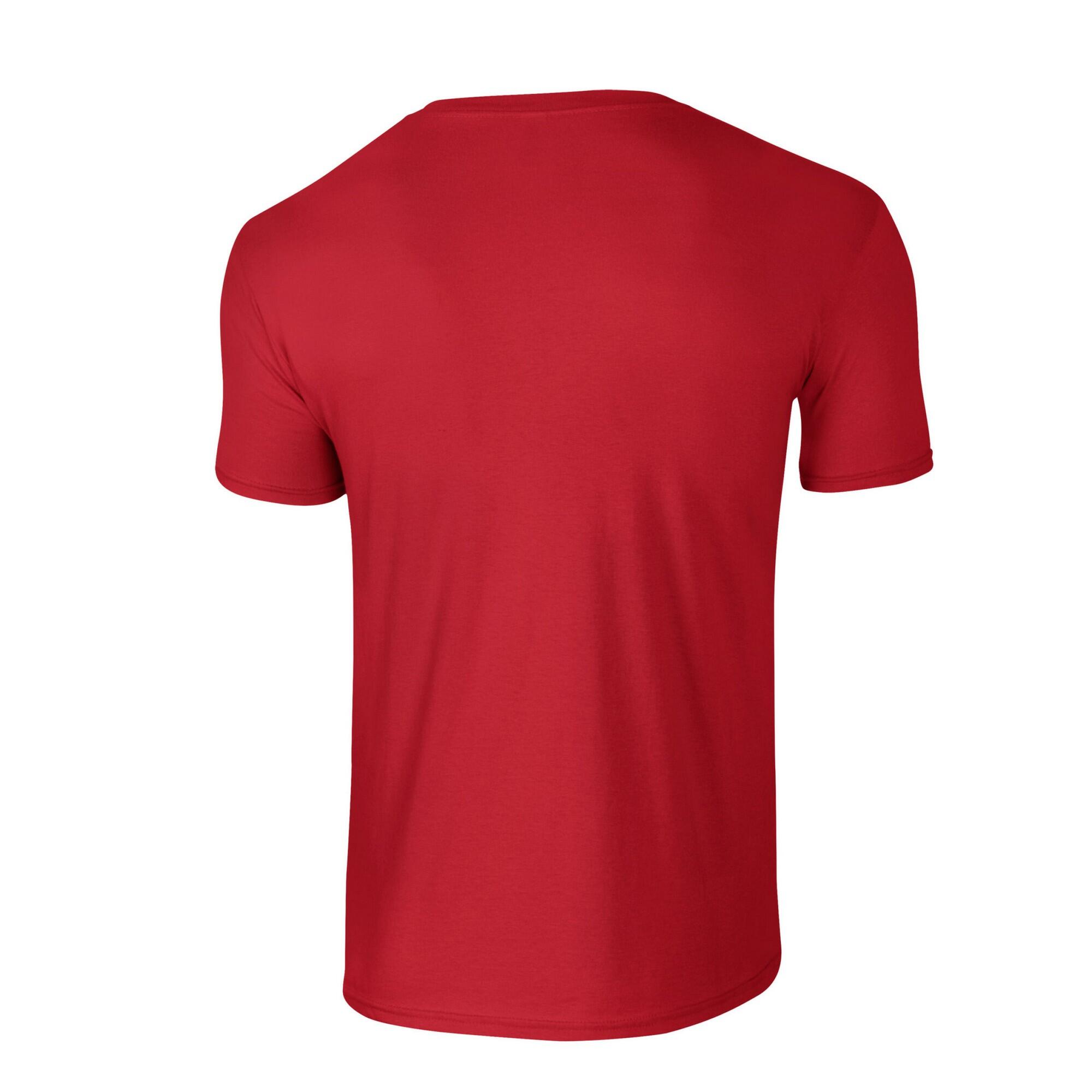 Tshirt SOFTSTYLE Adulte (Rouge) 2/3